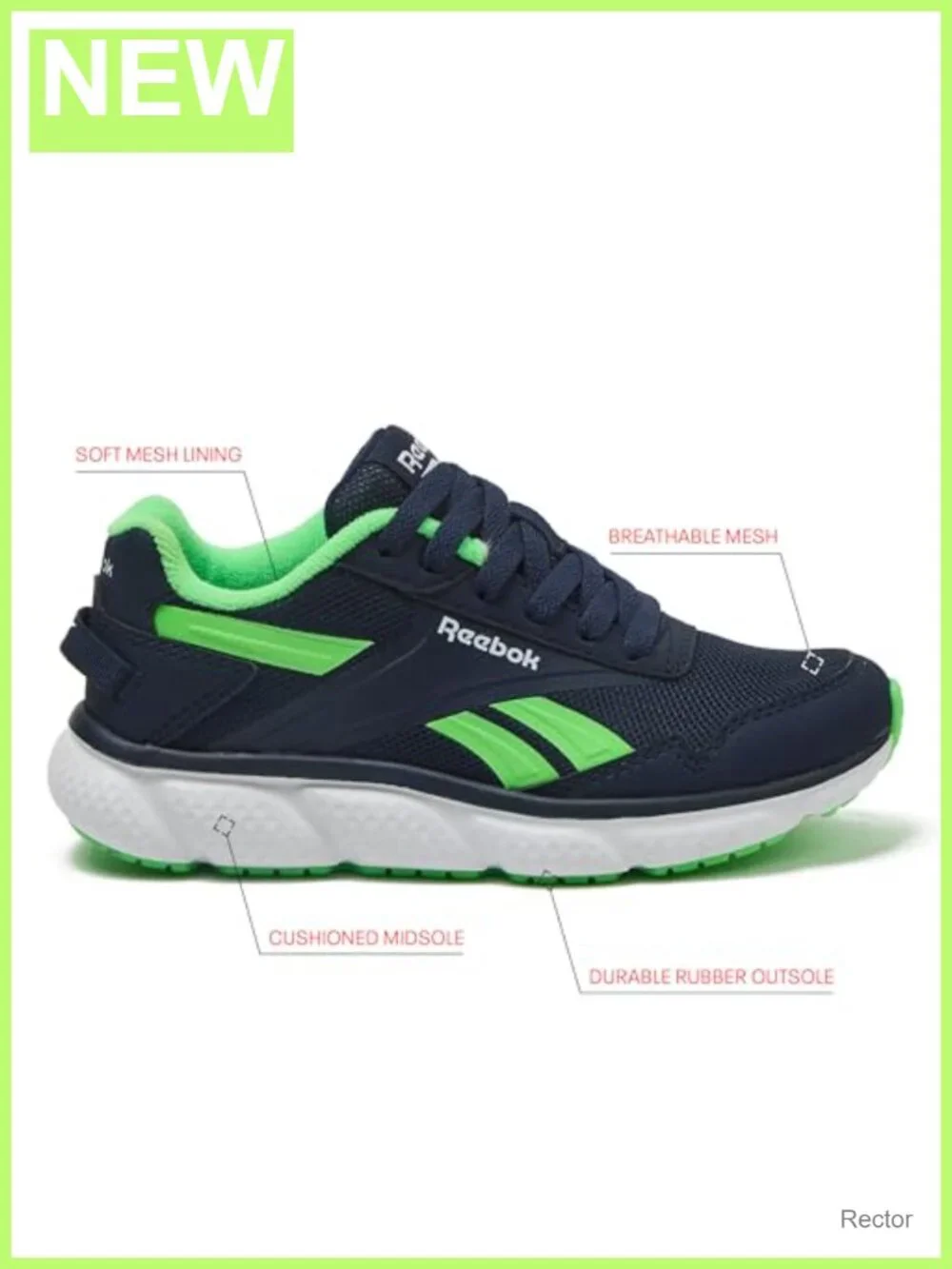 Kids Sneakers Lace Up Athletic Shoes Breathable Mesh Running